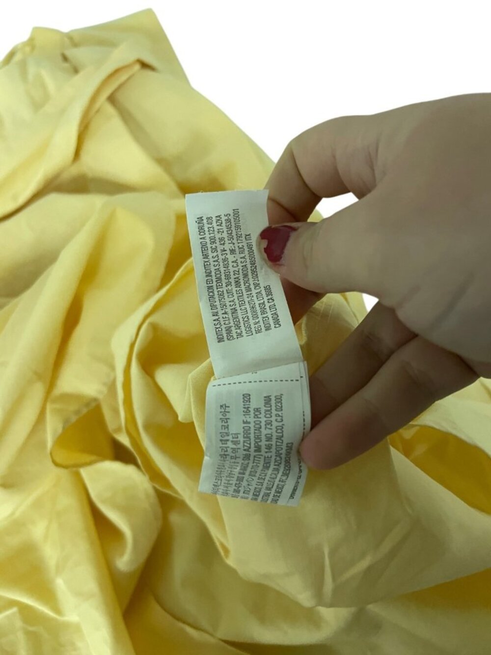 Zara Womens Poplin Belted Midi Dress M Medium Butter Flared Hem 5029/128 NWT - Picture 11 of 15